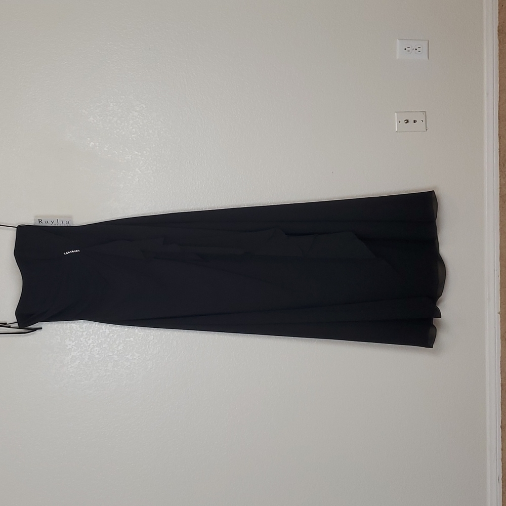 Raylia black strapless dress